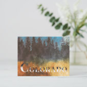 Impressionistisch Colorado-gebergte Briefkaart (Staand voorkant)