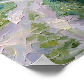 Impressionistisch dorpsmuurkunst Canvasprint Poster (Hoek)