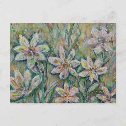 Impressionistisch Floral Briefkaart (Voorkant)