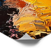 Impressionistisch geïnspireerd meisje met een pare poster (Hoek)