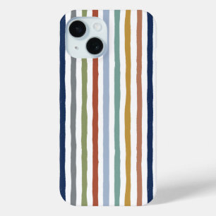 Impressionistisch geïnspireerde kleuren handgeteke iPhone 15 case