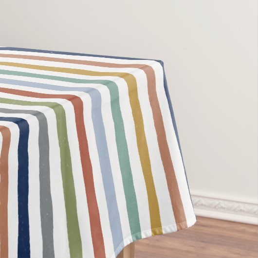 Impressionistisch geïnspireerde kleuren handgeteke tafelkleed (Voorbeeld)