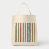 Impressionistisch geïnspireerde kleuren handgeteke tote bag (Voorkant)
