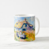 Impressionistisch Huis aan Zee – Kust Kunst Mok (Voorkant rechts)