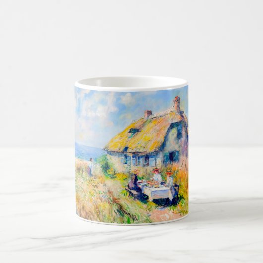 Impressionistisch Huis aan Zee – Kust Kunst Mok (Center)