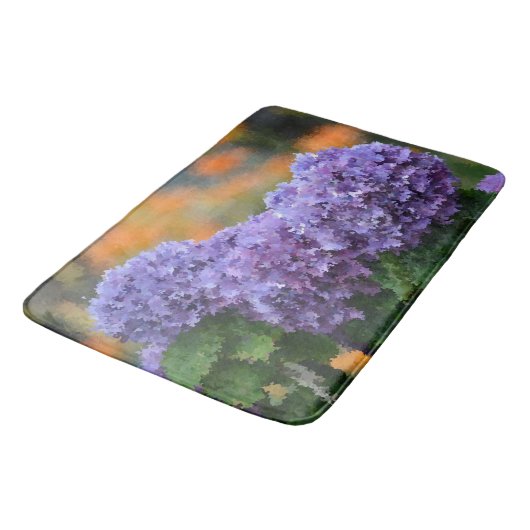 Impressionistisch Hydrangea Bath Mat (Gekanteld)