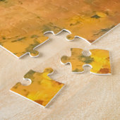 Impressionistisch Italië Zonnebloemenveld Olieverf Legpuzzel (Zijkant)