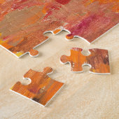 Impressionistisch landschap met geluid legpuzzel (Zijkant)