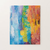 Impressionistisch landschap met geluid legpuzzel (Verticaal)