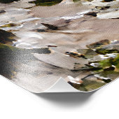 Impressionistisch landschap met kust foto afdruk (Hoek)