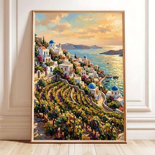Impressionistisch Landschap op Canvas Kunst Poster