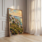 Impressionistisch Landschap op Canvas Kunst Poster