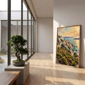 Impressionistisch Landschap op Canvas Kunst Poster