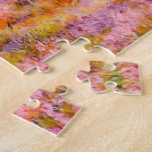 Impressionistisch landschap van de Lueneburg Heide Legpuzzel (Zijkant)