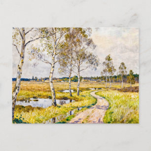 Impressionistisch landschap van Worpswede in de Te Briefkaart