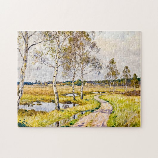 Impressionistisch landschap van Worpswede in de Te Legpuzzel (Horizontaal)