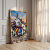 Impressionistisch landschapschilderij van de Norma Poster