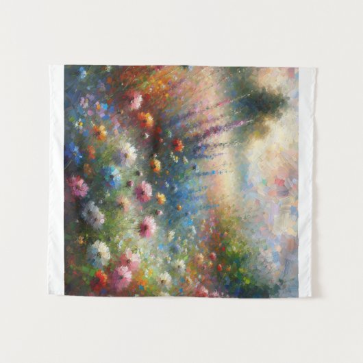 Impressionistisch Meadow Mozaïek Wandkleed (Voorkant (horizontaal))