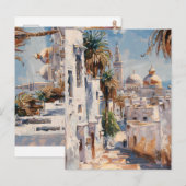 Impressionistisch motief van Tunis Briefkaart (Voorkant / Achterkant)
