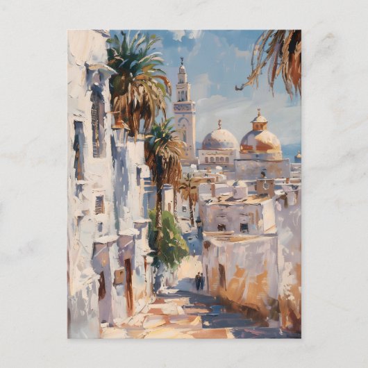 Impressionistisch motief van Tunis Briefkaart (Voorkant)
