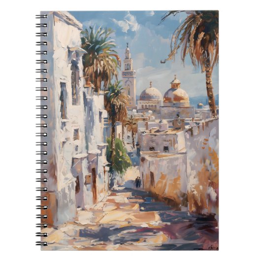Impressionistisch motief van Tunis Notitieboek (Voorkant)