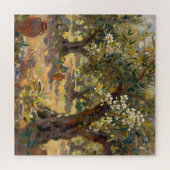 Impressionistisch olijfgaardtafereel legpuzzel (Horizontaal)
