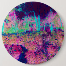 Impressionistisch paars en heet roze landschap