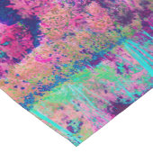 Impressionistisch Paars en warm roze landschap Korte Tafelloper (Hoek)