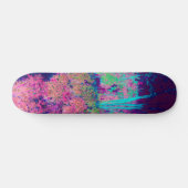 Impressionistisch Paars en warm roze landschap Persoonlijk Skateboard (Horizontaal)