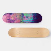 Impressionistisch Paars en warm roze landschap Persoonlijk Skateboard (Horizontaal)