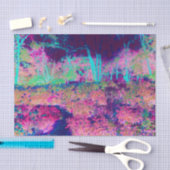 Impressionistisch Paars en warm roze landschap Tissuepapier (Craft)