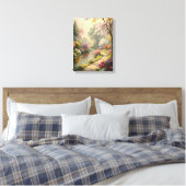 impressionistisch schilderij canvas afdruk (Insitu (Slaapkamer))