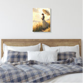 impressionistisch schilderij canvas afdruk (Insitu (Slaapkamer))