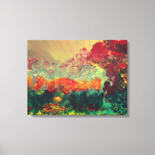 Impressionistisch schilderij Canvas Print