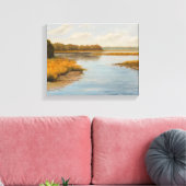 Impressionistisch schilderij Long Island New York  Canvas Afdruk (Insitu (Woonkamer))