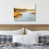 Impressionistisch schilderij Long Island New York  Canvas Afdruk (Insitu (Slaapkamer))