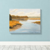 Impressionistisch schilderij Long Island New York  Canvas Afdruk (Insitu (Houten vloer))