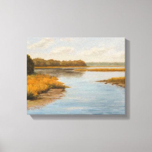 Impressionistisch schilderij Long Island New York  Canvas Afdruk (Voorkant)