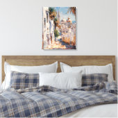 Impressionistisch schilderij van Tunis Canvas Afdruk (Insitu (Slaapkamer))