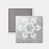 Impressionistisch Snowflake Magneet (Voorkant / Achterkant)