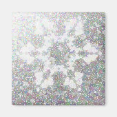 Impressionistisch Snowflake Magneet (Voorkant)