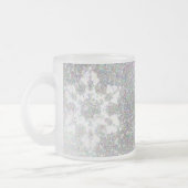 Impressionistisch Snowflake Matglas Koffiemok (Links)