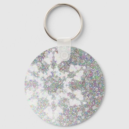 Impressionistisch Snowflake Sleutelhanger (Voorkant)
