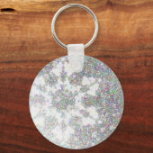 Impressionistisch Snowflake Sleutelhanger (Voorkant)