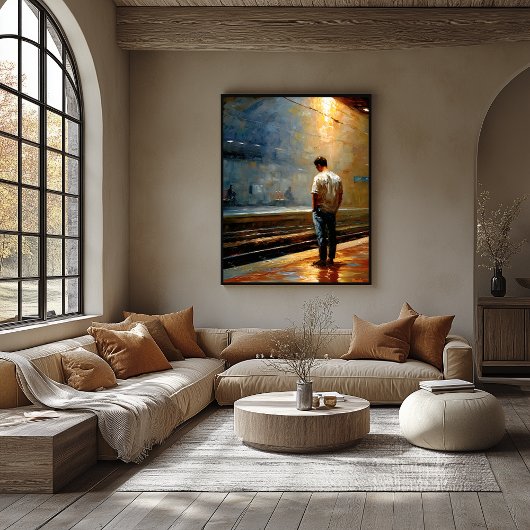Impressionistisch Stedelijk Landschap – Stille Per Poster