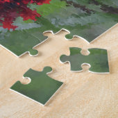 Impressionistisch Zinnia Large Puzzle Legpuzzel (Zijkant)