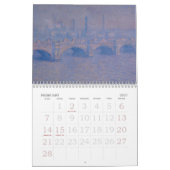 Impressionistische aangepaste gedrukte kalender (Feb 2027)