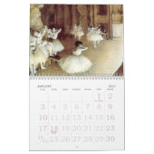 Impressionistische aangepaste gedrukte kalender (Jan 2027)