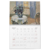 Impressionistische aangepaste gedrukte kalender (Mar 2027)