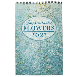 Impressionistische Bloemen 2026 Agenda Kalender